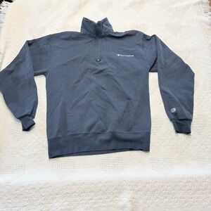 Champion Navy Blue Quarterzip (M?)